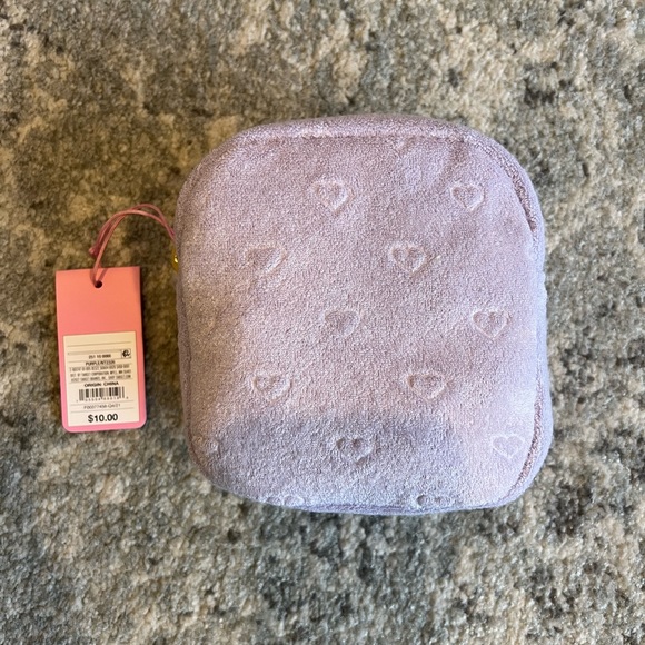 Stoney Clover Lane x Target- Terry Embossed Hearts Mini Square Pouch - Picture 1 of 3